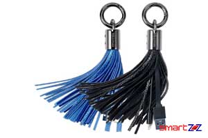 Best Smartphone Accessories Under $20 - Tech Gadgets - Oneenjoy 2.4 Amp Lightning ChargeSync Cable Leather Tassel Keychain