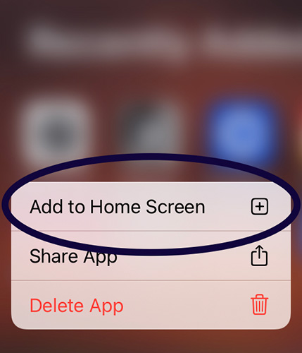 steps to unhide apps icon in iphone home screen