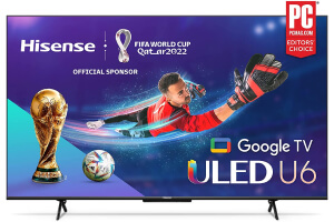 Hisense 55U6H 4K Ultra HD LED  Smart TV - The Best TV under $400 Price  Bracket